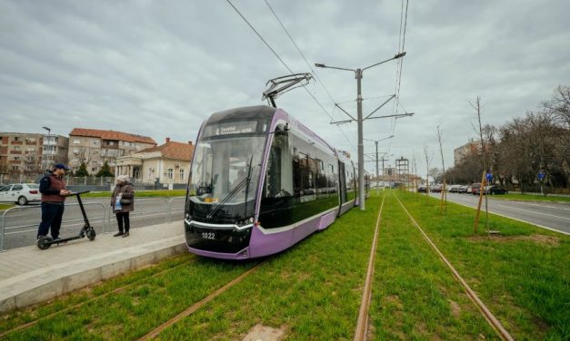 Circulă tramvaiele pe Cetății! Una din investițiile majore ale Primăriei Timișoara, devine o arteră modernă și funcțională