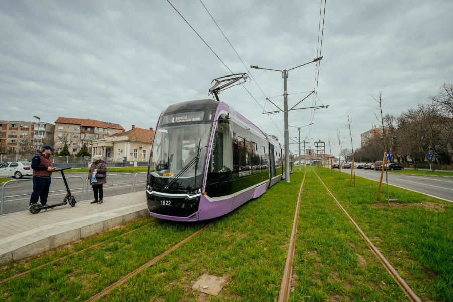 Circulă tramvaiele pe Cetății! Una din investițiile majore ale Primăriei Timișoara, devine o arteră modernă și funcțională