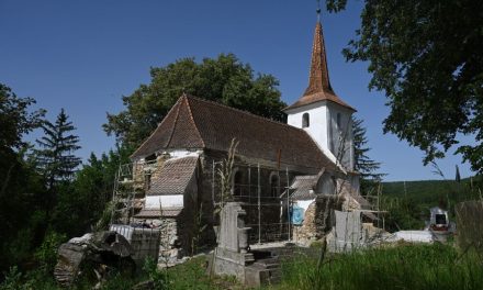 Noi picturi murale interesante descoperite în biserica medievală de la Saciova din Ţinutul Secuiesc