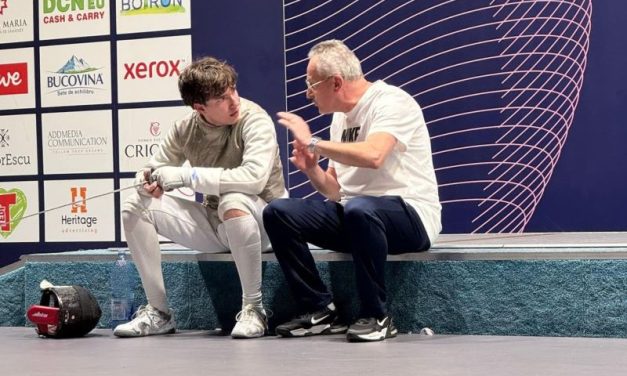 Politehnica Timișoara: Felix Dogariu, printre primii cei mai buni opt floretiști ai Europei, la cadeți