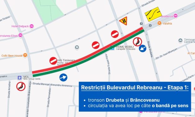 Primăria Timișoara începe lucrările pe bulevardul Liviu Rebreanu