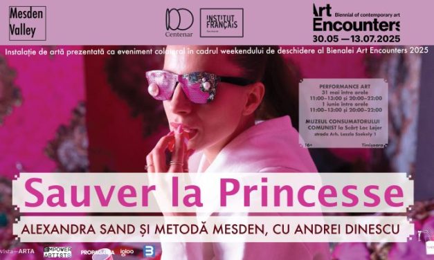 Instalația performativă Sauver la Princesse ajunge la Timișoara și este prezentată în cadrul weekendului de deschidere al Bienalei Art Encounters 2025