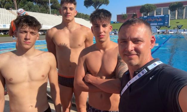 Înotătorii Politehnicii Timișoara s-au pregătit pentru Cupa României la Trofeo Settecoli din Roma
