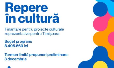 Centrul de Proiecte al Municipiului Timișoara susține proiectele culturale reprezentative pentru oraș cu 8,4 milioane de lei