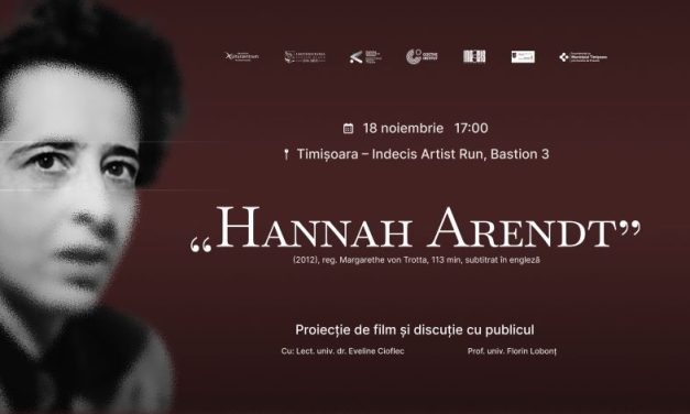 Timișorenii sunt invitați la un eveniment dedicat gânditoarei Hannah Arendt