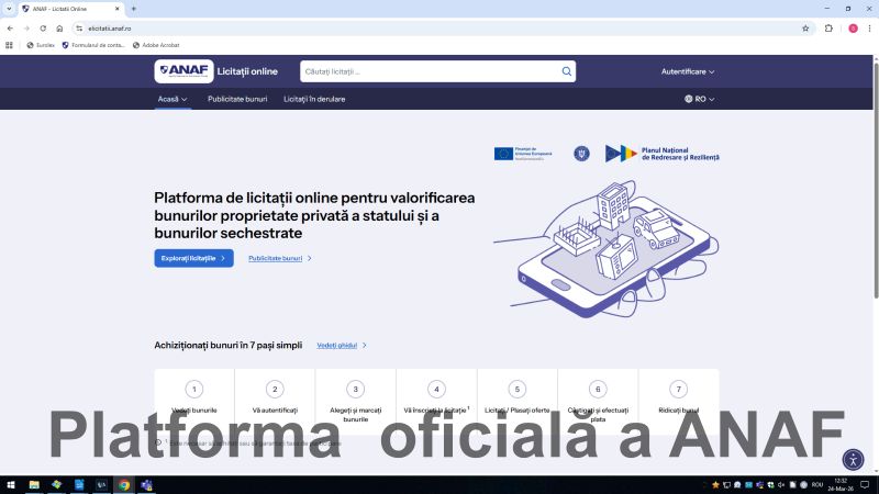 Se lansează eLicitatiiANAF pentru publicitatea și vânzarea bunurilor sechestrate