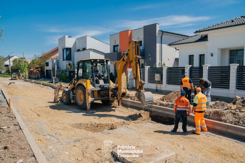 Primăria Timișoara: Lucrările de modernizare a străzilor din cartierul Blașcovici avansează