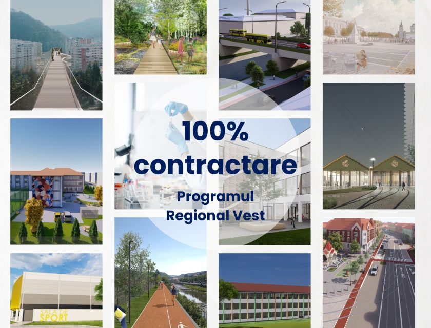 Este oficial! ADR Vest a depășit pragul de 100% contractare în Programul Regional Vest
