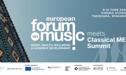 Muzica ca instrument de vindecare: Classical ME Summit se alătură European Forum on Music 2026, la Timișoara