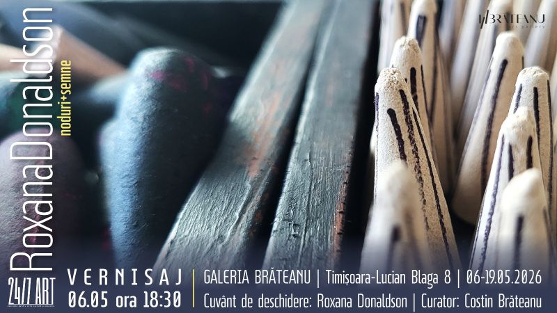 Artista vizuală Roxana Donaldson prezintă instalația evolutivă „noduri + semne ” la Galeria Brăteanu