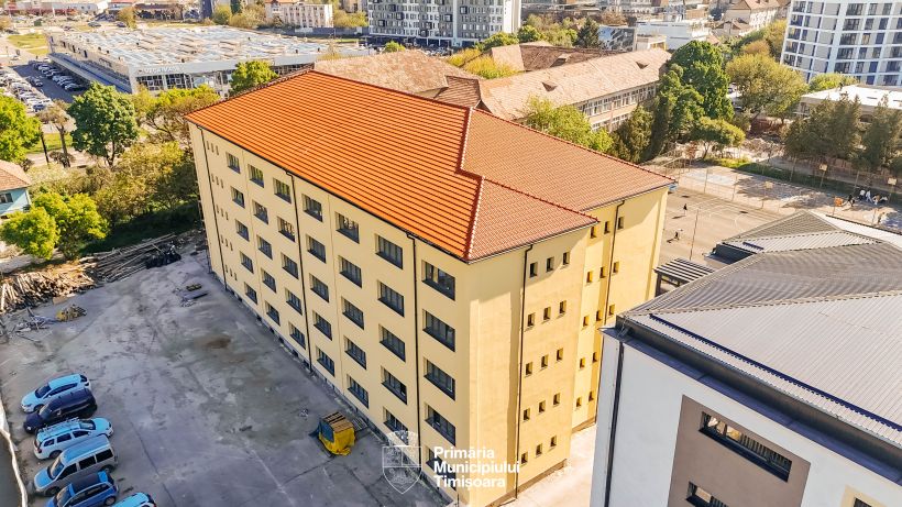 Investiția Primăriei Timișoara la Colegiul Tehnic „Henri Coandă” avansează