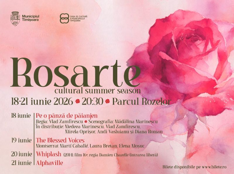 Legendara trupă ALPHAVILLE vine la ROSARTE – stagiune culturală estivală, în Parcul Rozelor din Timișoara